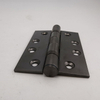 Bisagra de puerta de acero inoxidable con acabado negro estándar