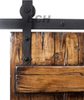 Herrajes para puertas de granero corredizas dobles Sistema corredizo de puertas de madera