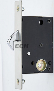 Proveedor de China de vidrio de acero inoxidable Cuerpo de cerradura de puerta corrediza (ESD-017)