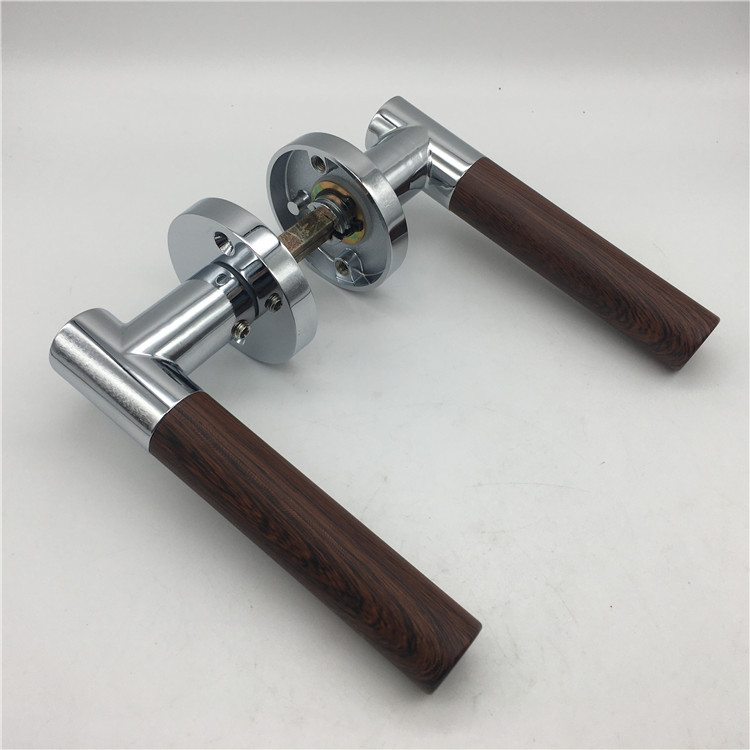 Cerradura de puerta de habitación interior de aleación de zinc cromado