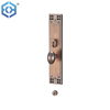 Cerradura de puerta de entrada de aleación de zinc de cobre antiguo tenue Cerradura de puerta de estilo de diseño de lujo para puerta de entrada