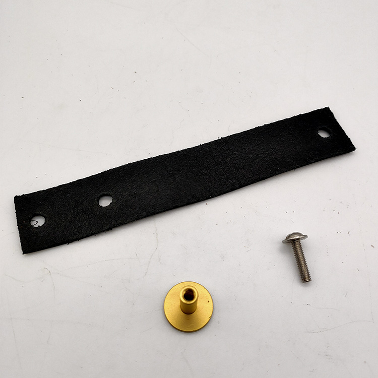 Muebles de latón Manija de gabinete de cuero nuevo popular - Compre