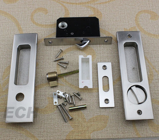 Cerradura de la manija de la puerta corredera de acero inoxidable (ECH112)