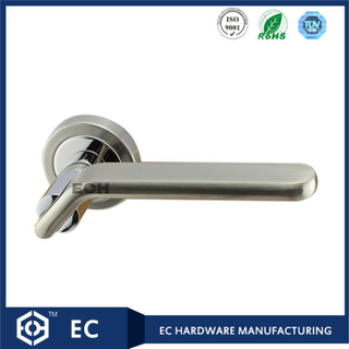 Manija de la puerta principal de acero inoxidable y aleación de zinc (C039)