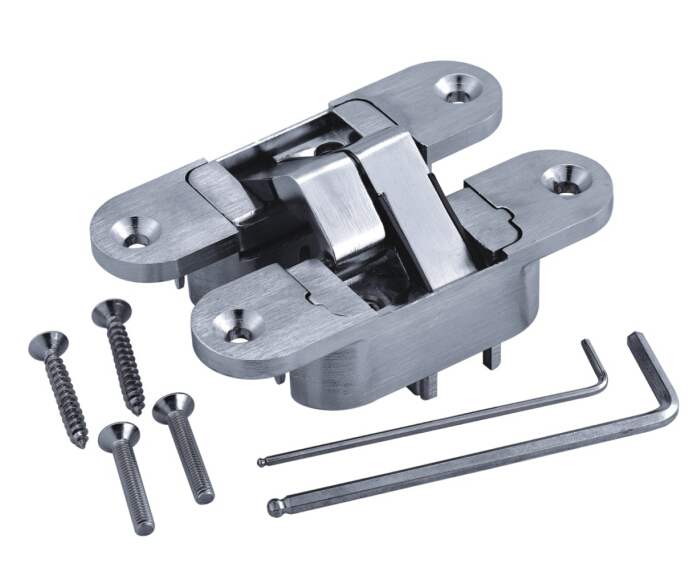 Bisagra invisible de ajuste 3D de acero inoxidable 304 / Bisagra de