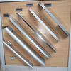 Manija de los muebles del gabinete de aleación de zinc con decoración de aluminio (7854)