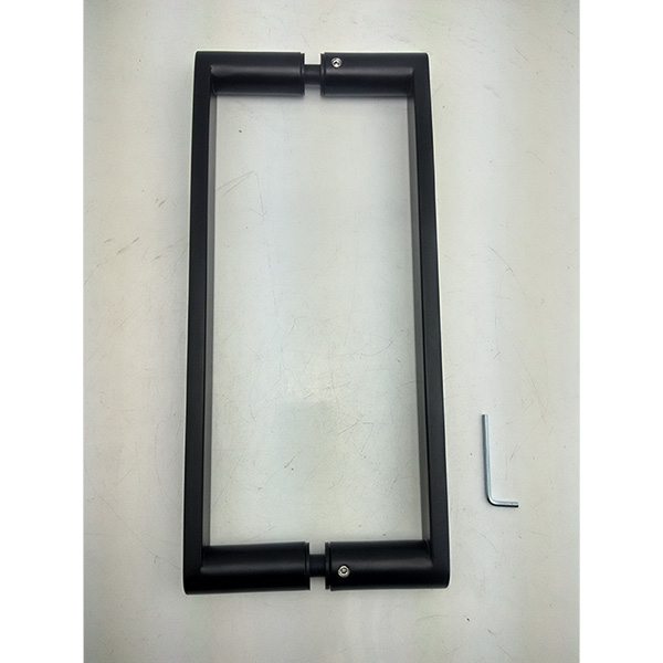 Tirador de puerta corredera con cerradura