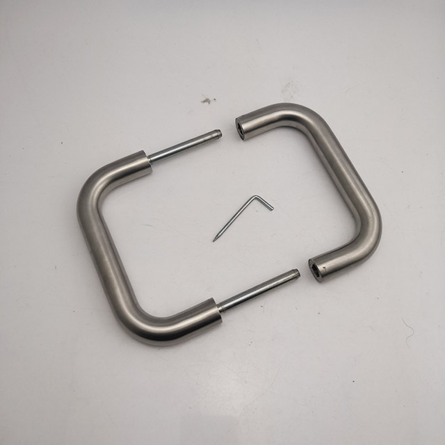 manija de la puerta de vidrio