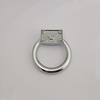 Manija de anillo de puerta pulida de aleación de aleación de zinc pulido