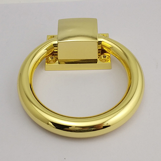 Aleación de zinc Gold Polised Vintage Round Ring Kineta de latón Viejo para gabinete para el gabinete 