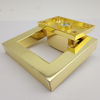 Aleación de zinc Gold Square Ring Ring Gabinete Patera de la puerta de la puerta del tirar de los anillos Manijas de cajón 
