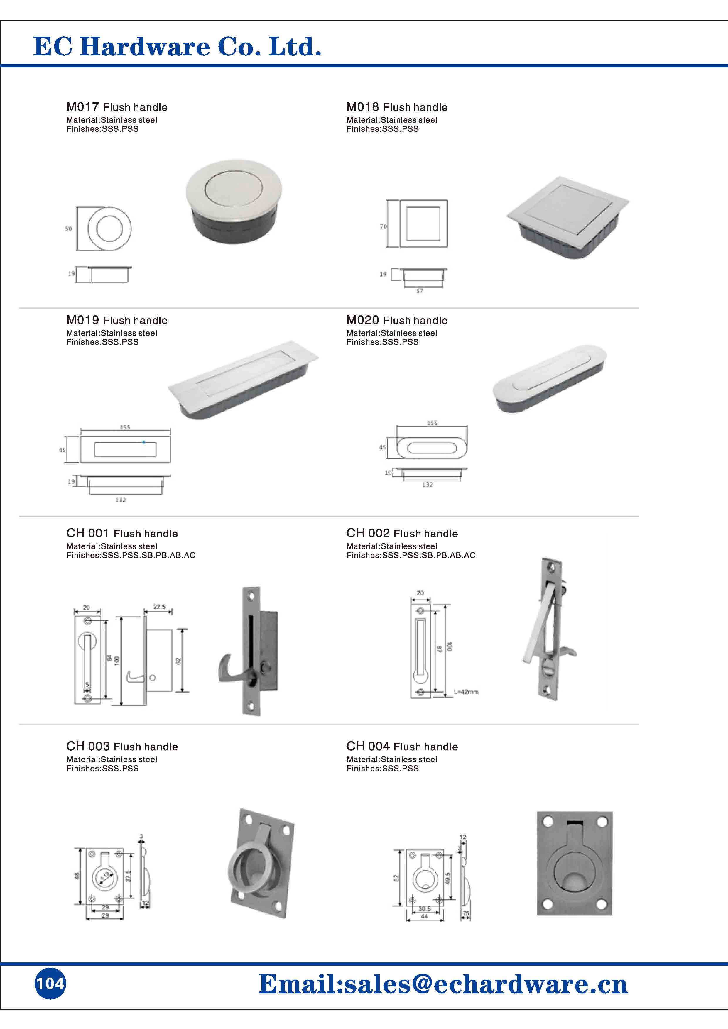 mango de los muebles