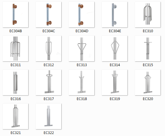 cerradura de parche en la puerta de vidrio