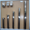 Aluminio decorar la perilla de la manija del gabinete de muebles de aleación de zinc (7855)