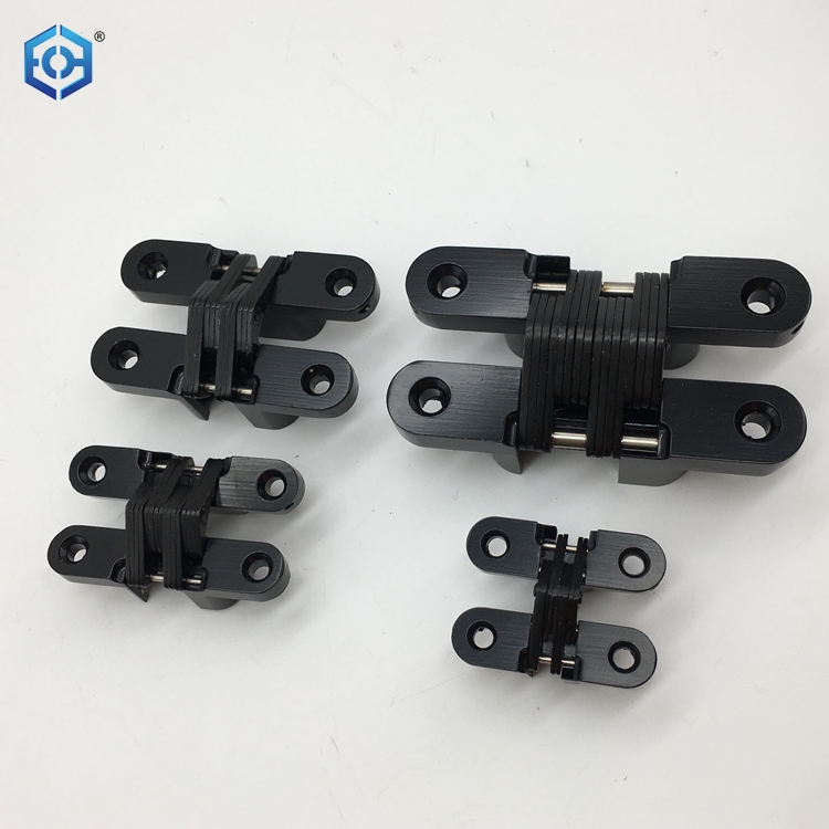 Bisagras ocultas para puertas insercadas.