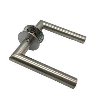 Acero inoxidable SSS fácil de instalar manijas de palanca de puerta magnéticas de bronce antiguo interior