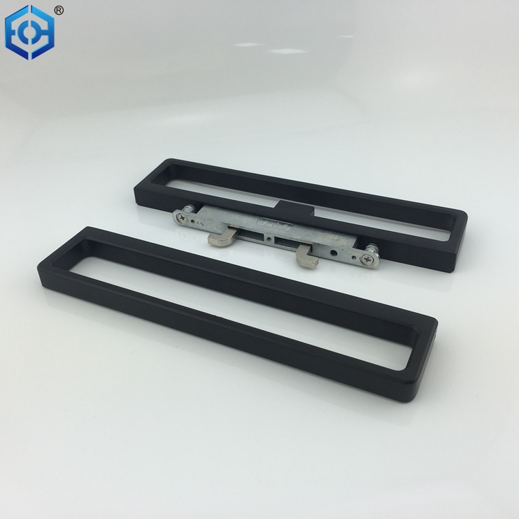 cerradura de puerta negra 