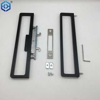 Lock de puerta corredera de aleación de aleación de aluminio delgado de aluminio del aluminio delgado