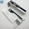 Accesorios de parche de pivote de aluminio plateado