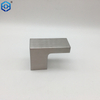 Manijas de puertas de vidrio de baño de acero inoxidable sólido.
