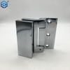 Bisagra de pivote de vidrio de aluminio cromado para vidrio de vidrio interior de vidrio a la pared