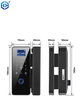 Smart Glass Door Lock Bluetooth Wifi Contraseña de huellas digitales de huellas digitales