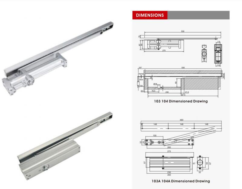Puerta corrediza de vidrio m&aacute;s cerca