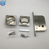 Lock de puerta corredera de bolsillo de acero inoxidable de estilo cuadrado moderno