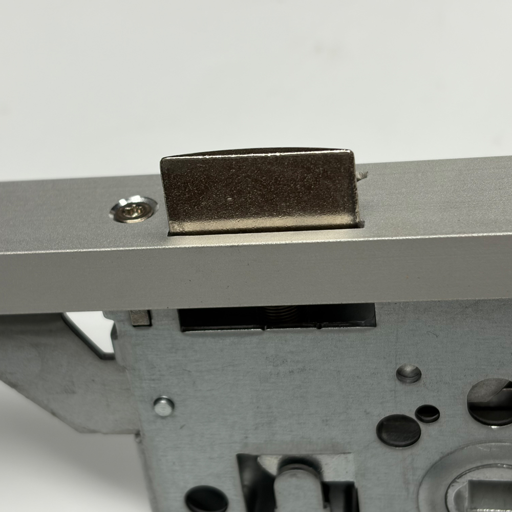 Cerradura de embutir multipunto estilo europeo 3, cuerpo de seguridad de puerta de acero sin llave para puertas de madera, respaldo de 50mm