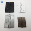 Níquel cepillado de las bisagras de puerta cuadradas de 4 pulgadas con la puerta interior de la esquina cuadrada
