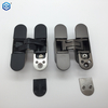 Bisagras de puerta ocultadas de 180 grados ajustables 2.o de acero inoxidable plateado de espesor moderno suave y cercano de 40 mm 