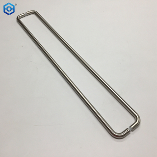 Herrajes de baño de acero inoxidable PSS, puerta de vidrio francesa Rube redonda, tiradores comerciales de empuje y tracción