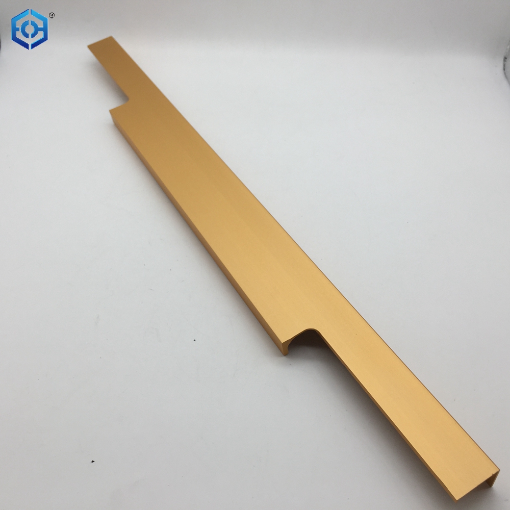 La manija de aluminio de encargo del tirón del tirador de puerta sacó la manija de aluminio del gabinete de los tirones del cajón