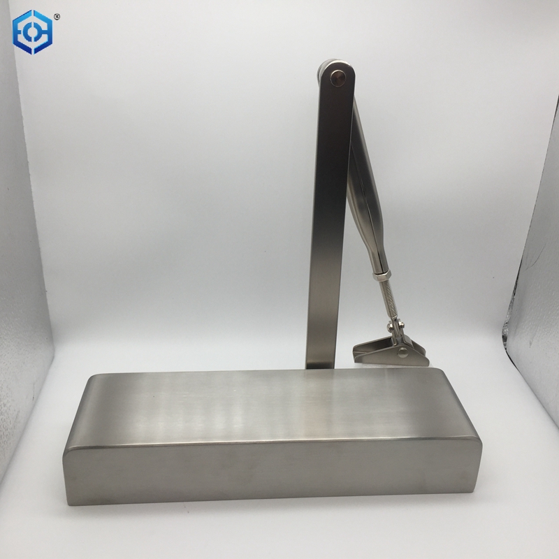 Cierrapuertas montado en superficie de la cubierta del acero inoxidable del brazo de soporte del acero inoxidable