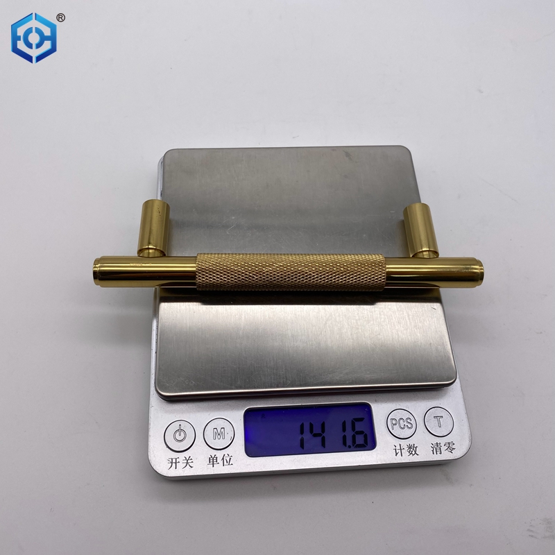 perillas de gabinete de lat&oacute;n satinado