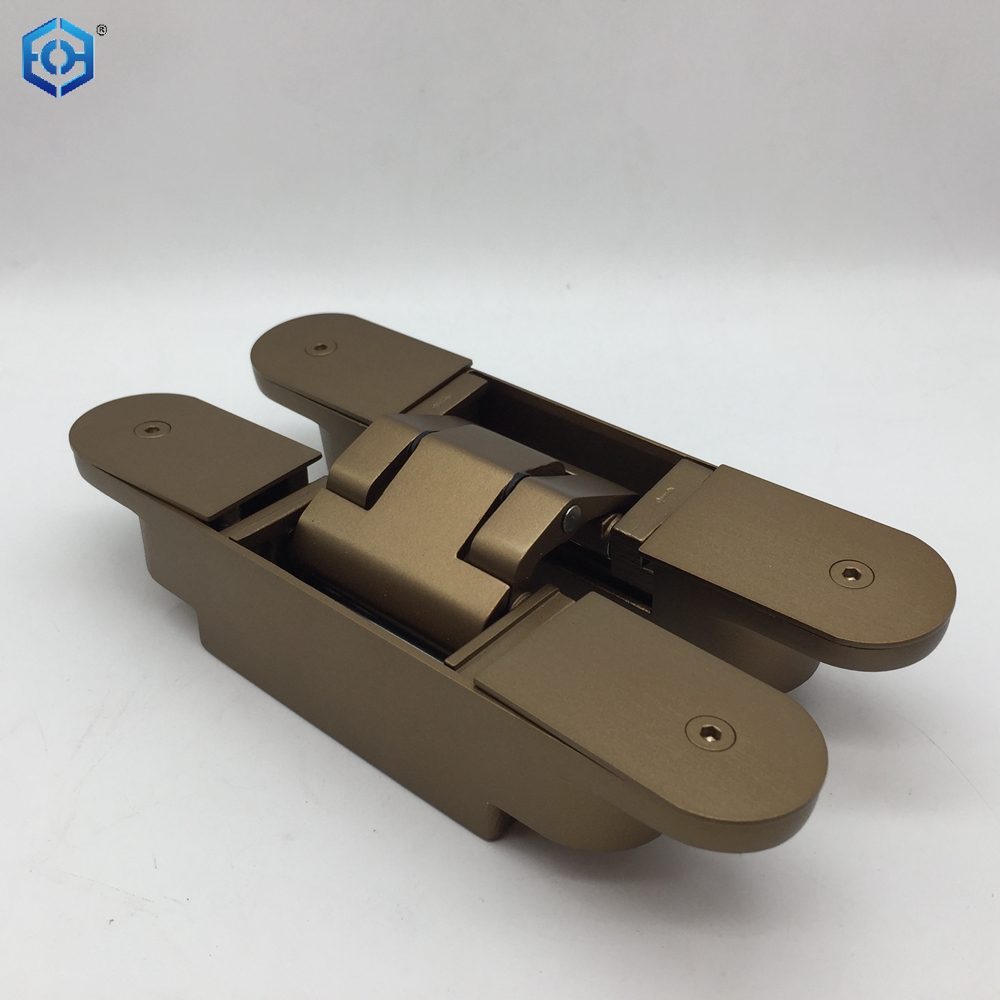 Bisagra de puerta oculta oculta ajustable de acero inoxidable 3D de CA de 120 kg