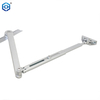 Puerta comercial de aluminio de servicio pesado ajustable de aluminio plateado