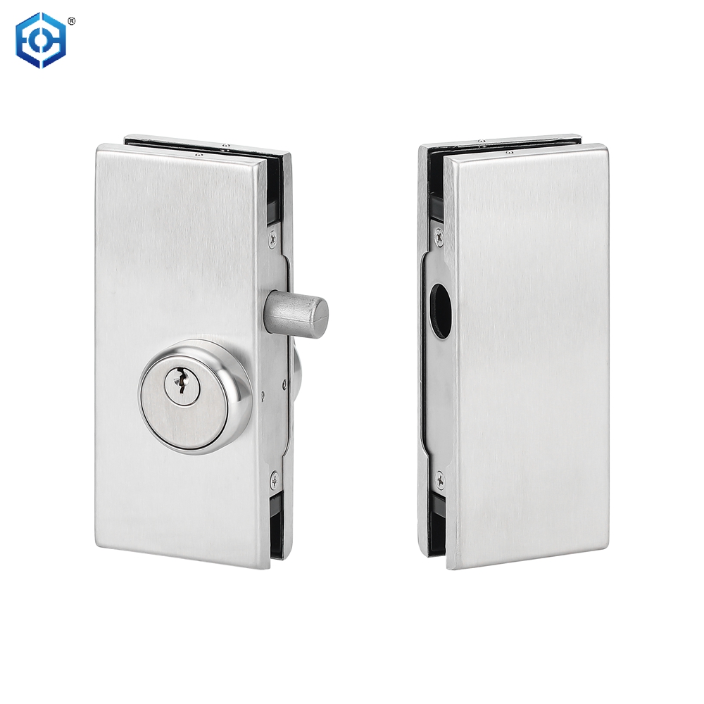 Cerradura de puerta de palanca de aluminio para puerta de vidrio con marco de aluminio 