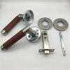 Tubo de acero inoxidable coser combinados manijas de la palanca de cuero
