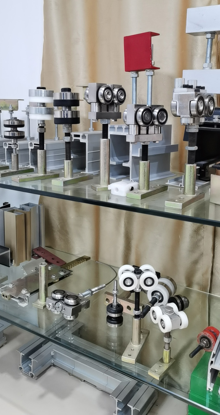 tabique plegable deslizante