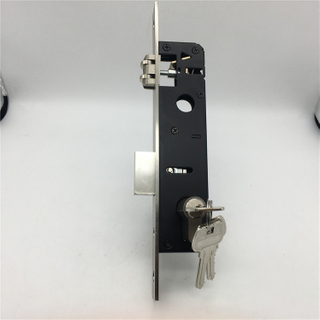 Cerradura de puerta de mortaja de captura de bola estándar MLE031 de cilindro europeo 2585 y Alemania