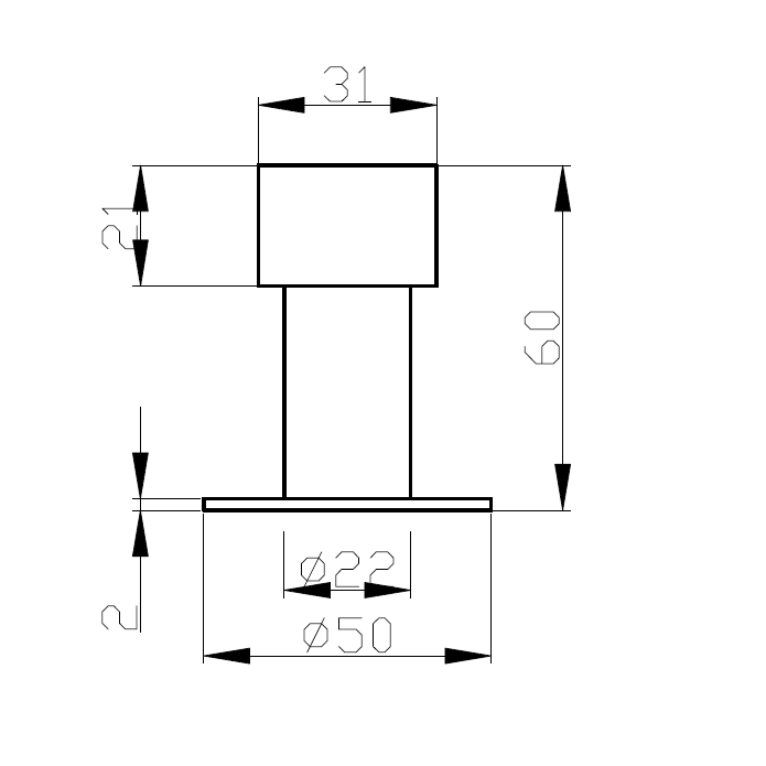 tope de puerta en &aacute;ngulo