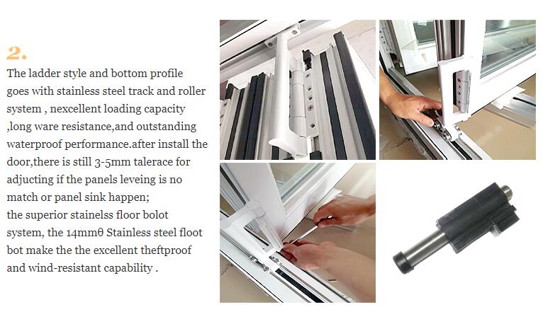 pared de vidrio bifold