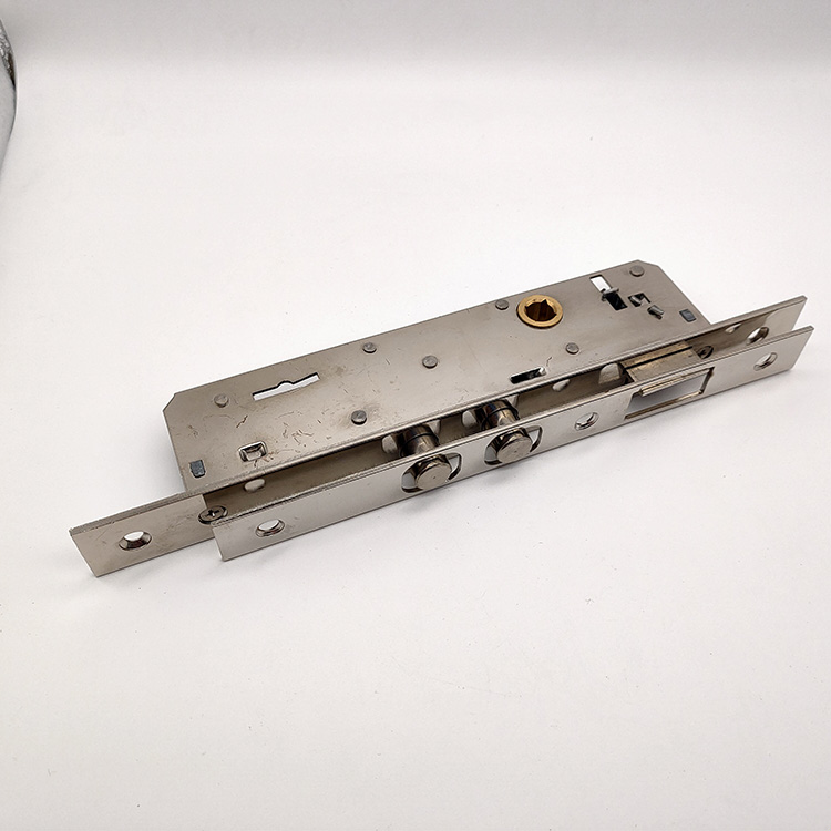 Cerradura de embutir de acero estilo Argentina con llave para puerta de marco de aluminio
