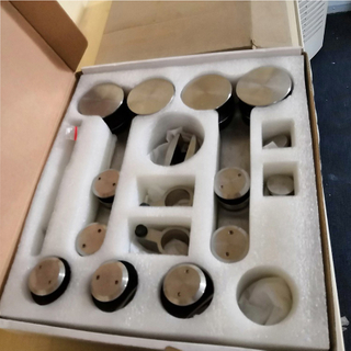 Juego de hardware de puerta móvil de puerta de vidrio de acero inoxidable 304