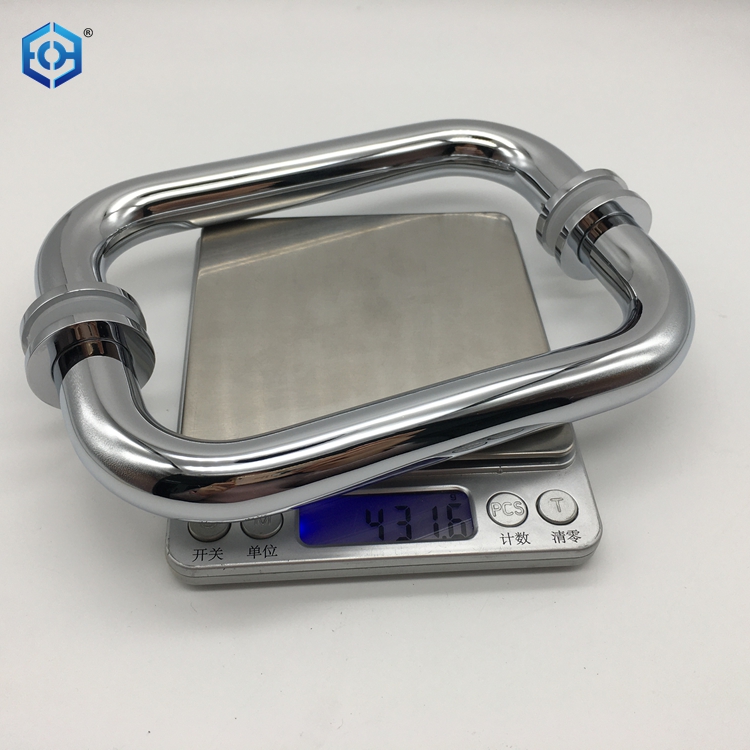 Manija de la puerta de cristal sin marco