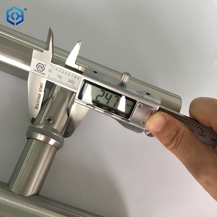 mango de puerta de vidrio deslizante negro