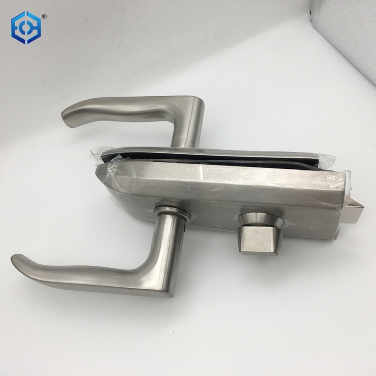 Sin agujeros con cerradura de puerta de vidrio