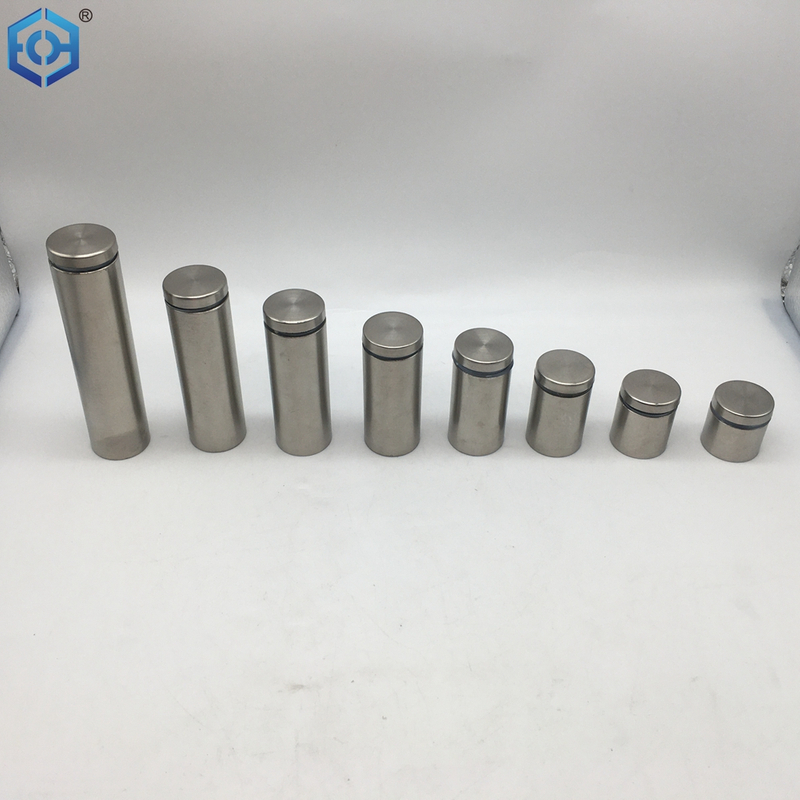 Fijaciones de separación de tornillo cromado de 19 mm Standoff 20/20/30/40/50/60/70/80/100/120/150 mm Longitud Tornillo Tornillo Nailglass Stateff Bolt