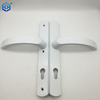 Manija de puerta plana estrecha astilla blanca de doble lado UPVC 85 mm de la puerta de la puerta interior de la puerta.